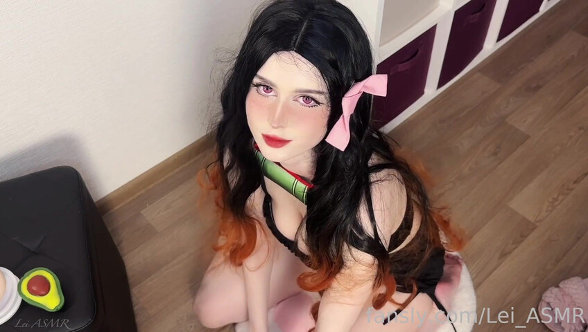 Lei ASMR - 17 Aug 2025 - Sexy Nezuko Cosplay | Floor Tapping