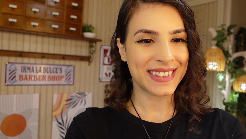 Irma La Dulce - 26 July 2025 - Thunderstorm Blackout- MILF Barber LOVESTORY 18+