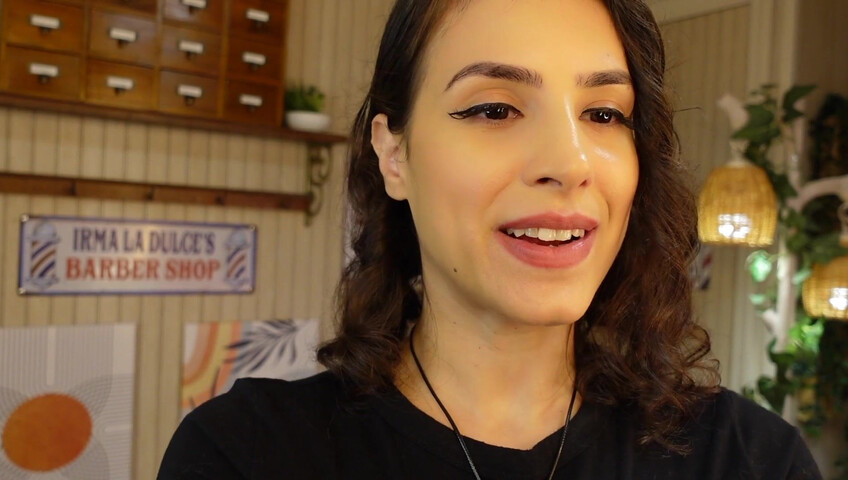 Irma La Dulce - 26 July 2025 - Thunderstorm Blackout- MILF Barber LOVESTORY 18+