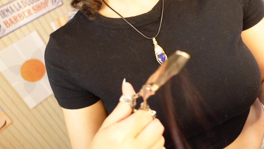 Irma La Dulce - 26 July 2025 - Thunderstorm Blackout- MILF Barber LOVESTORY 18+