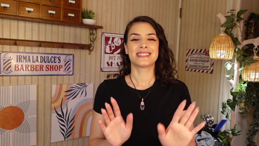 Irma La Dulce - 26 July 2025 - Thunderstorm Blackout- MILF Barber LOVESTORY 18+