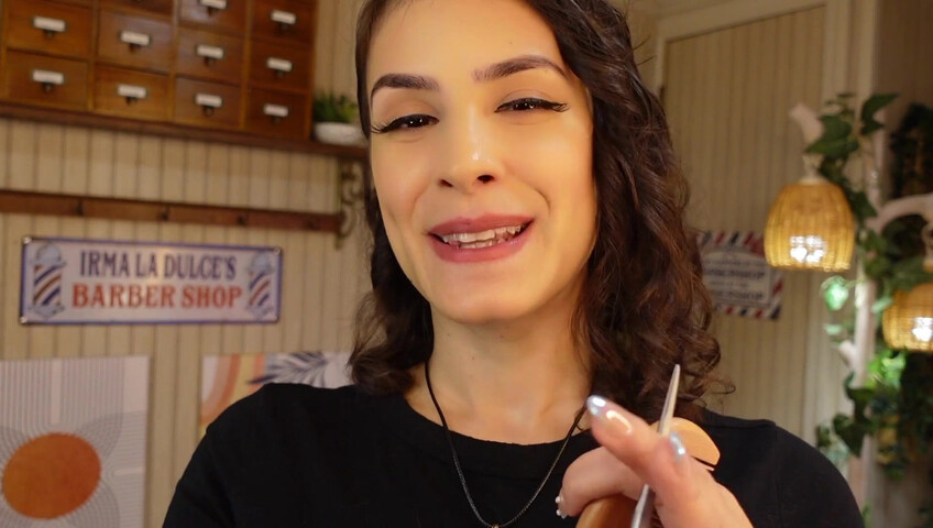 Irma La Dulce - 26 July 2025 - Thunderstorm Blackout- MILF Barber LOVESTORY 18+
