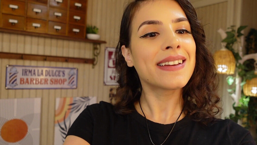 Irma La Dulce - 26 July 2025 - Thunderstorm Blackout- MILF Barber LOVESTORY 18+