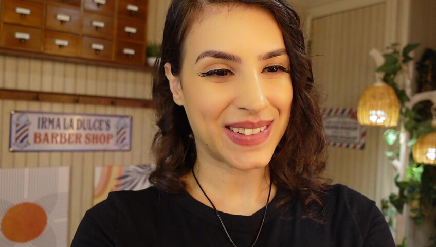 Irma La Dulce - 26 July 2025 - Thunderstorm Blackout- MILF Barber LOVESTORY 18+