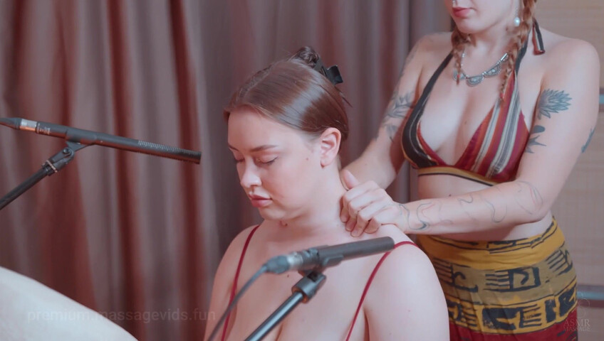 ASMR Massage - 29 Aug 2025 - Shoulders and Back Massage on Chair by Yolana to Liza