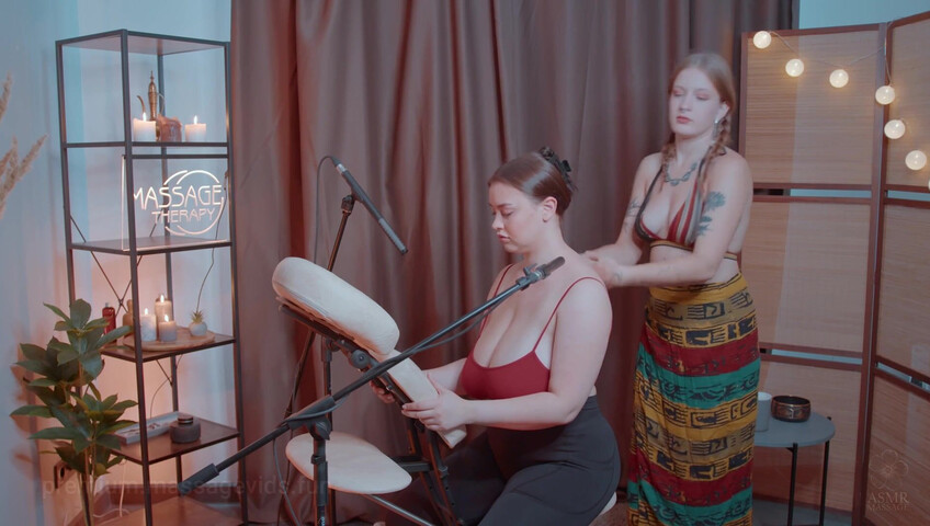 ASMR Massage - 29 Aug 2025 - Shoulders and Back Massage on Chair by Yolana to Liza