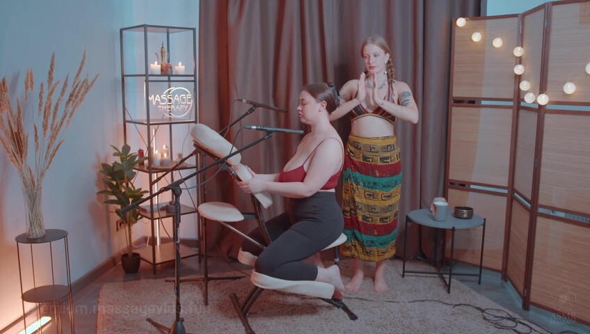 ASMR Massage - 29 Aug 2025 - Shoulders and Back Massage on Chair by Yolana to Liza