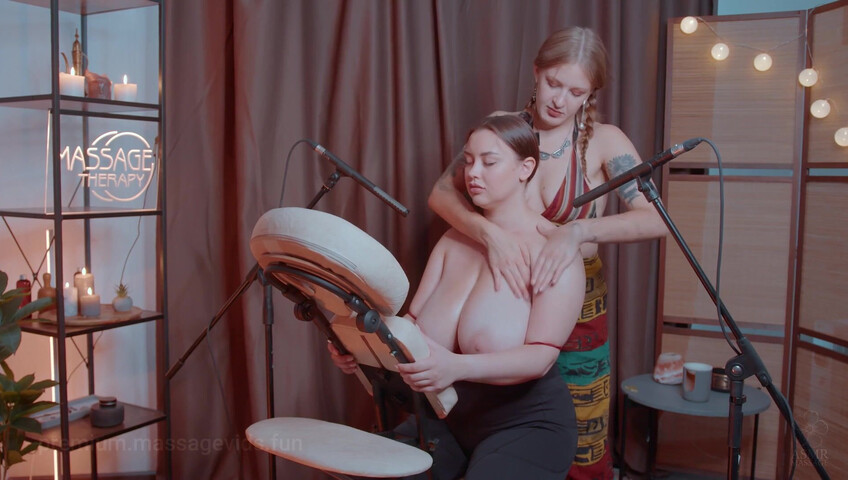 ASMR Massage - 29 Aug 2025 - Shoulders and Back Massage on Chair by Yolana to Liza