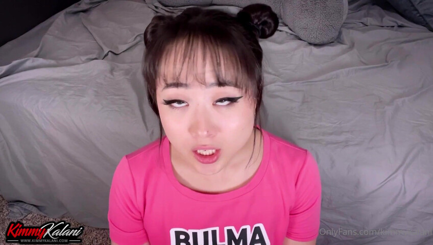 Kimmy Kalani - Innocent Neighbor Gets Face Full of Cum