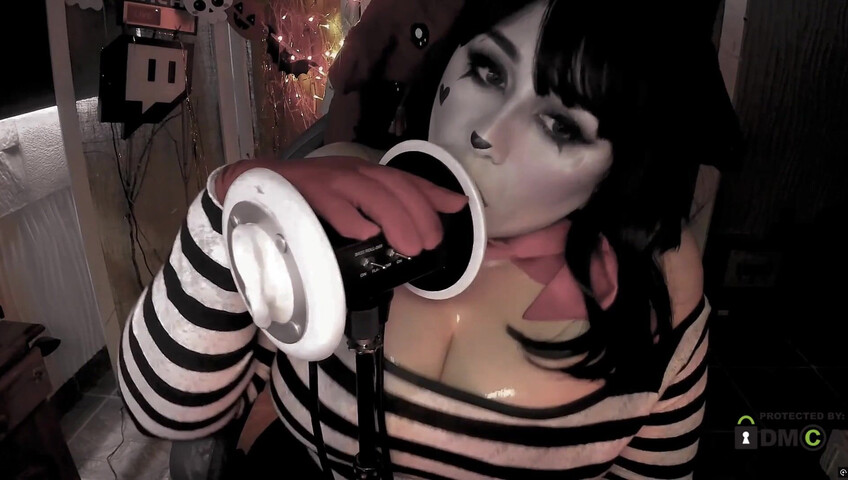 Peke ASMR - Mime and Dash Cosplay | Sloppy Ear Licking | Part 1