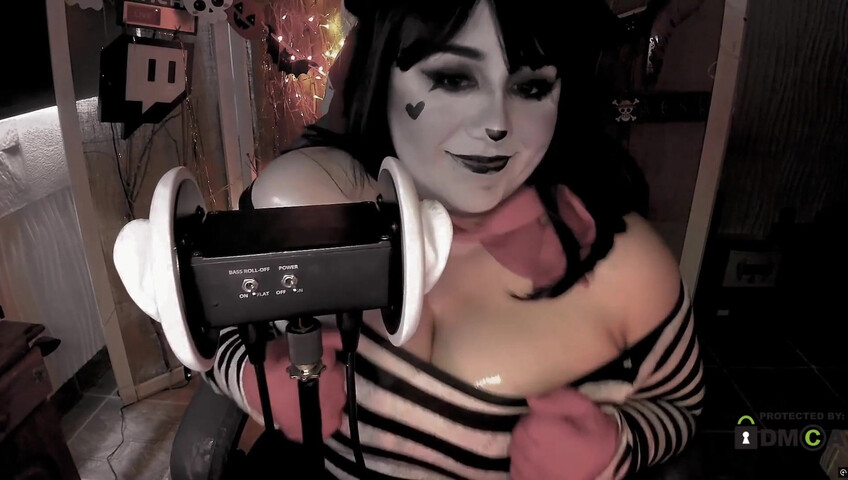 Peke ASMR - Mime and Dash Cosplay | Sloppy Ear Licking | Part 1