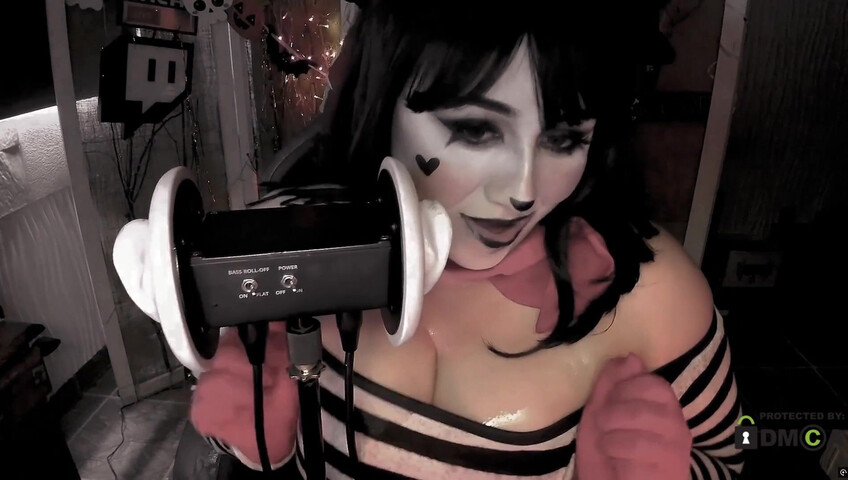 Peke ASMR - Mime and Dash Cosplay | Sloppy Ear Licking | Part 1