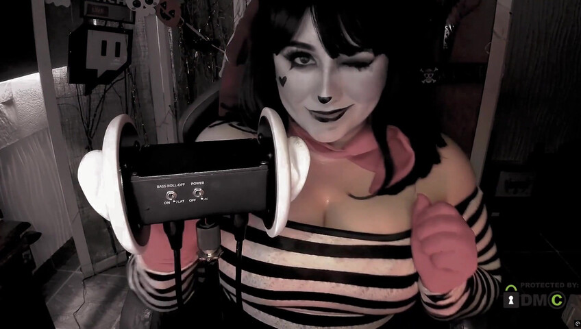 Peke ASMR - Mime and Dash Cosplay | Sloppy Ear Licking | Part 1