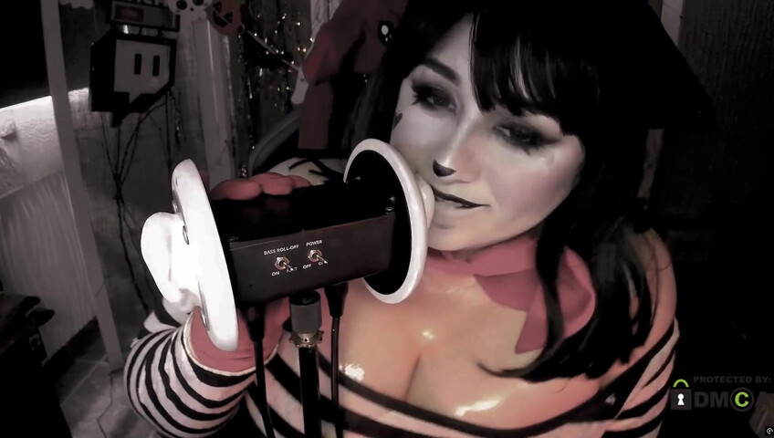 Peke ASMR - Mime and Dash Cosplay | Sloppy Ear Licking | Part 1