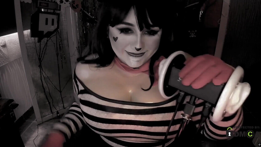 Peke ASMR - Mime and Dash Cosplay | Sloppy Ear Licking | Part 1