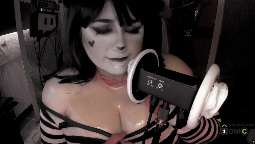 Peke ASMR - Mime and Dash Cosplay | Sloppy Ear Licking | Part 1