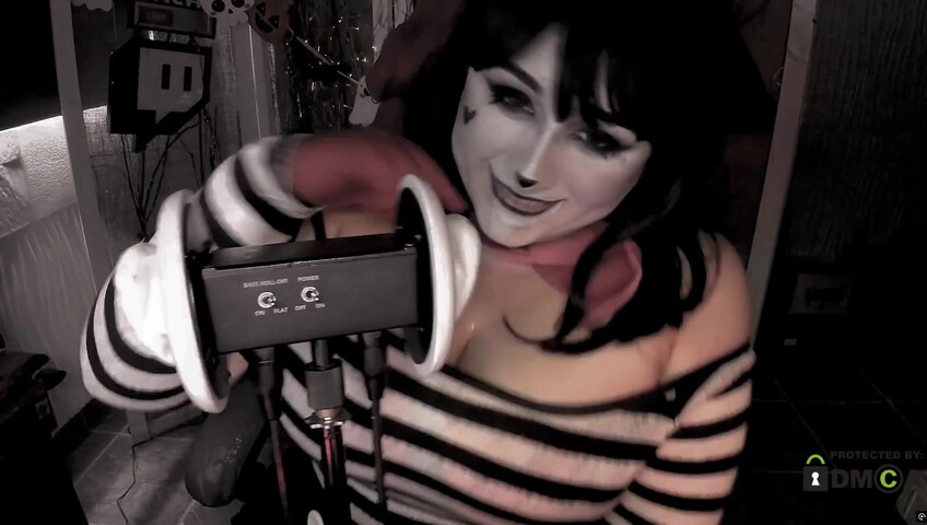 Peke ASMR - Mime and Dash Cosplay | Sloppy Ear Licking | Part 1