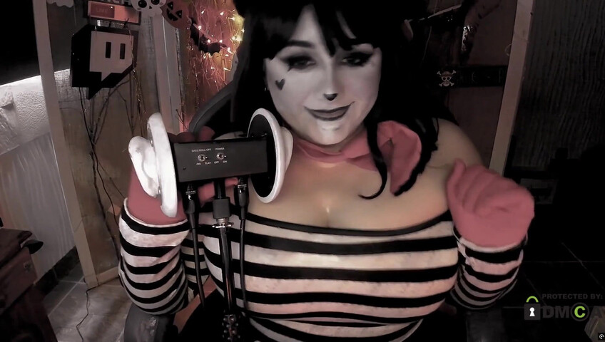 Peke ASMR - Mime and Dash Cosplay | Sloppy Ear Licking | Part 1
