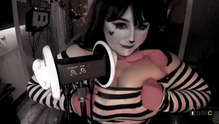 Peke ASMR - Mime and Dash Cosplay | Sloppy Ear Licking | Part 1