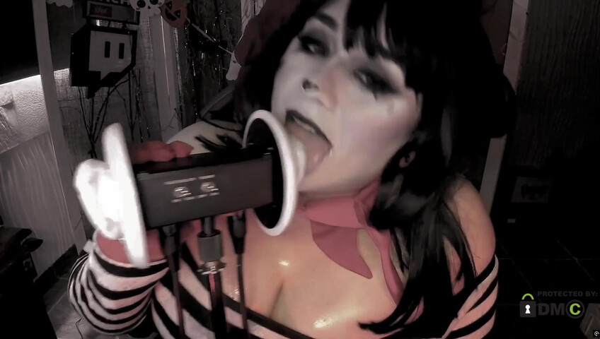 Peke ASMR - Mime and Dash Cosplay | Sloppy Ear Licking | Part 1