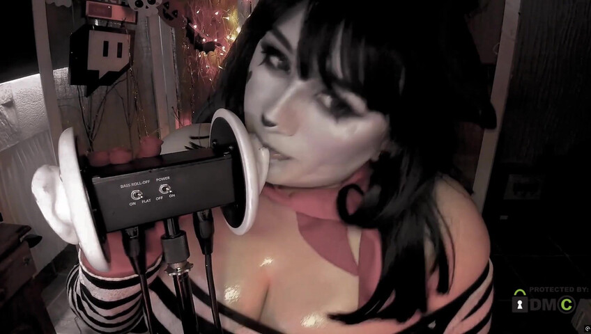 Peke ASMR - Mime and Dash Cosplay | Sloppy Ear Licking | Part 1