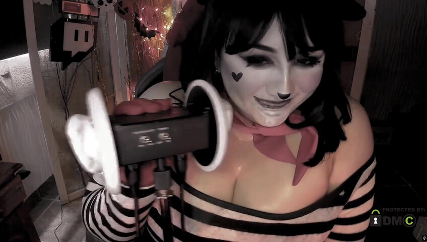 Peke ASMR - Mime and Dash Cosplay | Sloppy Ear Licking | Part 1