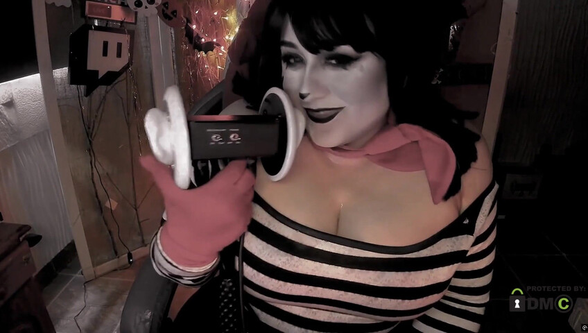 Peke ASMR - Mime and Dash Cosplay | Sloppy Ear Licking | Part 1