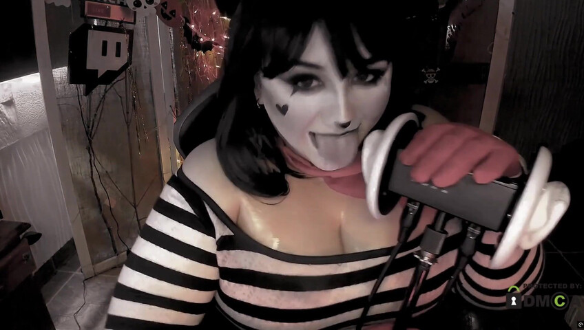 Peke ASMR - Mime and Dash Cosplay | Sloppy Ear Licking | Part 1