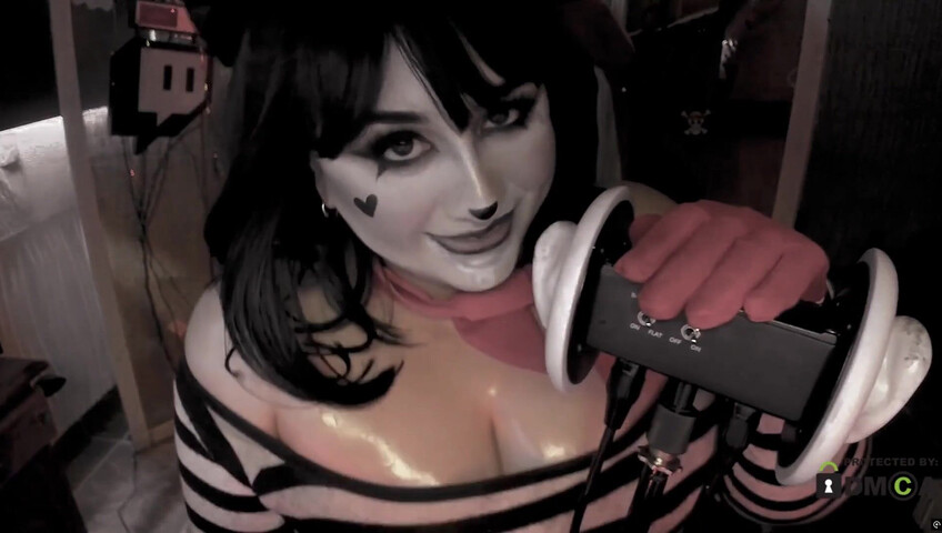 Peke ASMR - Mime and Dash Cosplay | Sloppy Ear Licking | Part 1