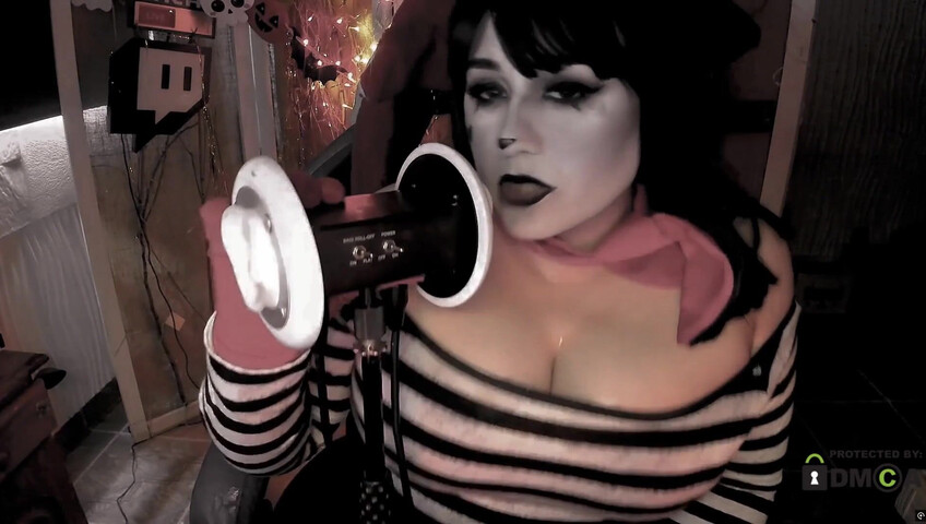 Peke ASMR - Mime and Dash Cosplay | Sloppy Ear Licking | Part 1