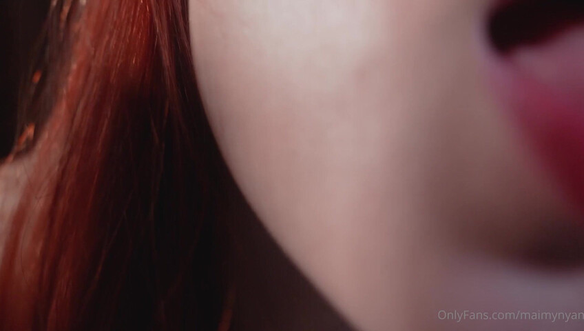 MaimyNyan ASMR – Wolf Cosplay Strip  Straight to Brain-Melting 3Dio Ear Licking