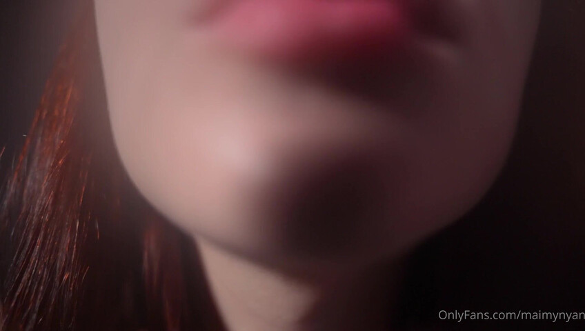 MaimyNyan ASMR – Slow, Wet Ear Massage With My Tongue Until You Cum Without Touching