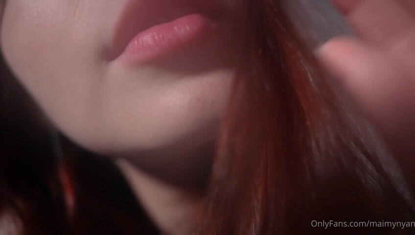 MaimyNyan ASMR – Slow, Wet Ear Massage With My Tongue Until You Cum Without Touching