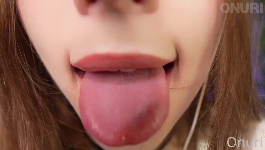 Onuri ASMR - Mouth Sounds & Wet Ear Licking and Eye Contact