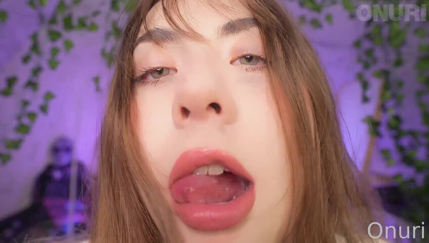 Onuri ASMR - Mouth Sounds & Wet Ear Licking and Eye Contact