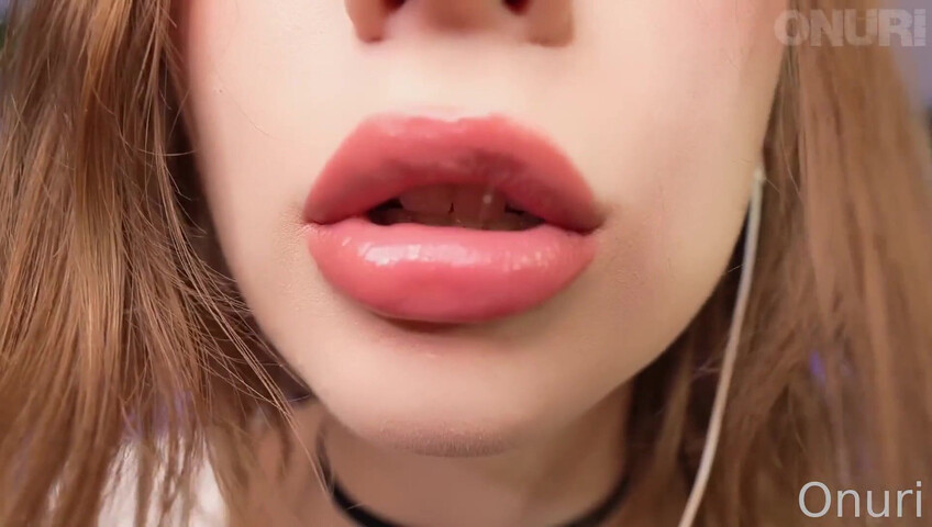 Onuri ASMR - Mouth Sounds & Wet Ear Licking and Eye Contact