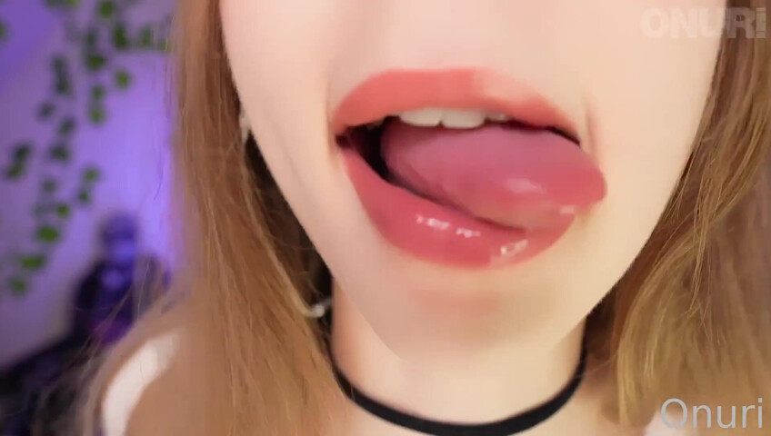 Onuri ASMR - Mouth Sounds & Wet Ear Licking and Eye Contact