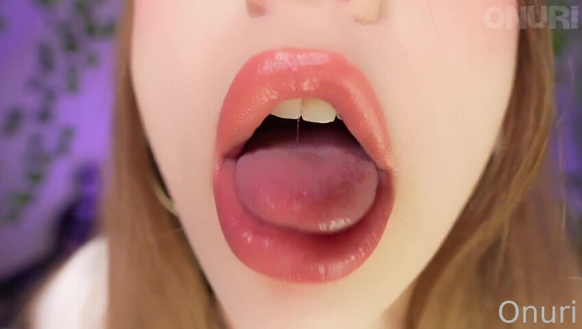 Onuri ASMR - Mouth Sounds & Wet Ear Licking and Eye Contact
