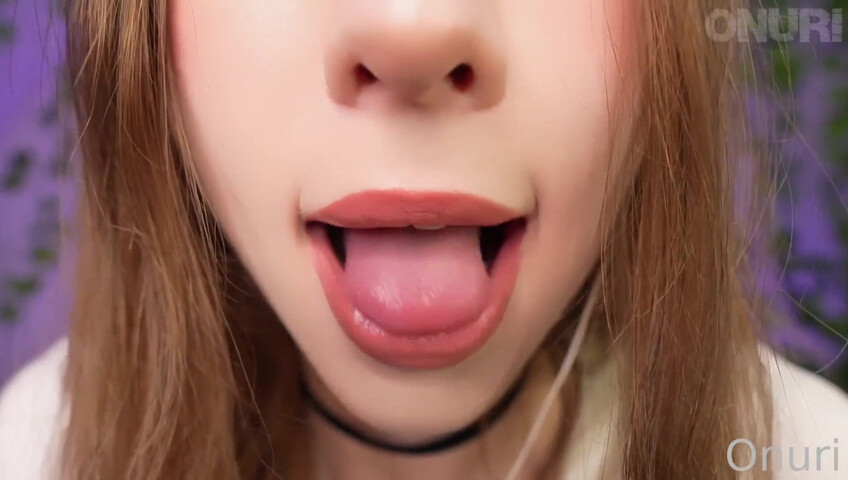 Onuri ASMR - Mouth Sounds & Wet Ear Licking and Eye Contact