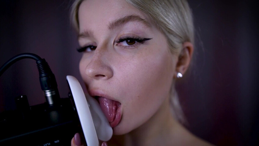 Lerka ASMRka — Slow, Wet, Sensual Licking