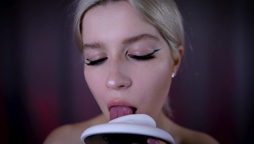 Lerka ASMRka — Slow, Wet, Sensual Licking