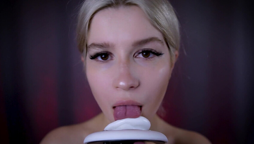 Lerka ASMRka — Slow, Wet, Sensual Licking