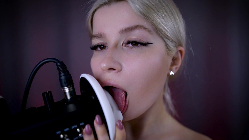 Lerka ASMRka — Slow, Wet, Sensual Licking