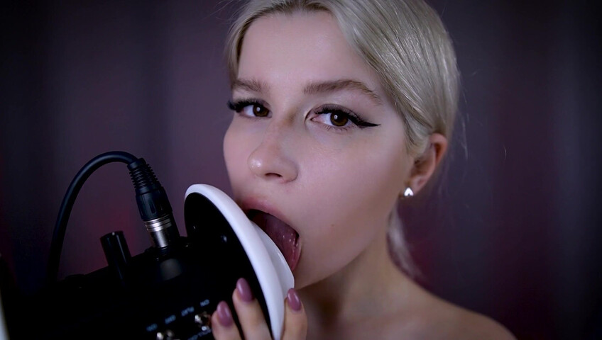 Lerka ASMRka — Slow, Wet, Sensual Licking