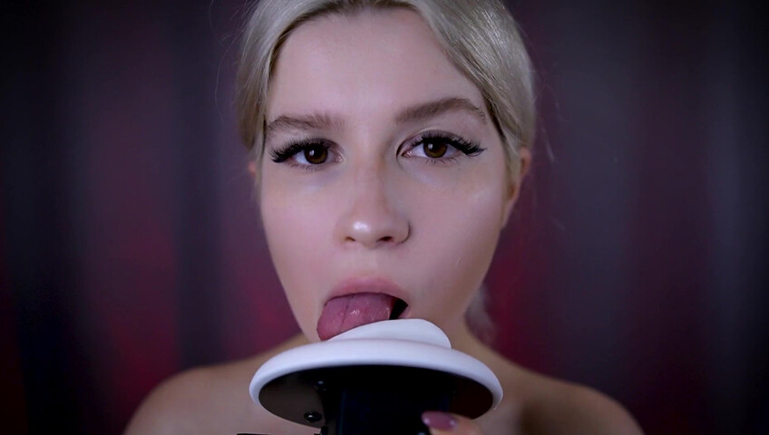 Lerka ASMRka — Slow, Wet, Sensual Licking
