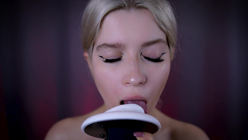 Lerka ASMRka — Slow, Wet, Sensual Licking