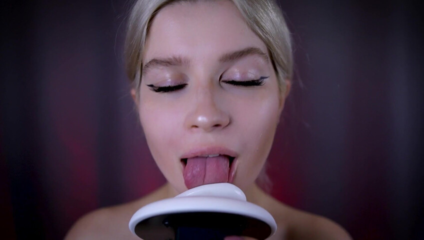 Lerka ASMRka — Slow, Wet, Sensual Licking