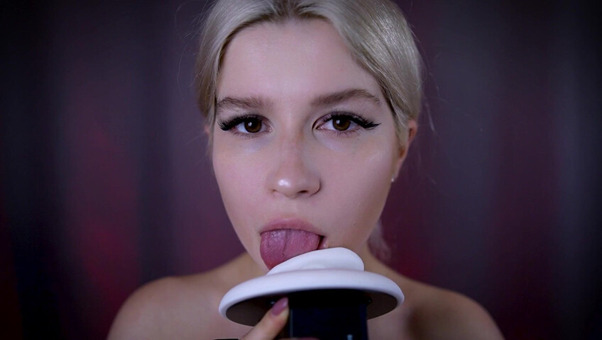 Lerka ASMRka — Slow, Wet, Sensual Licking