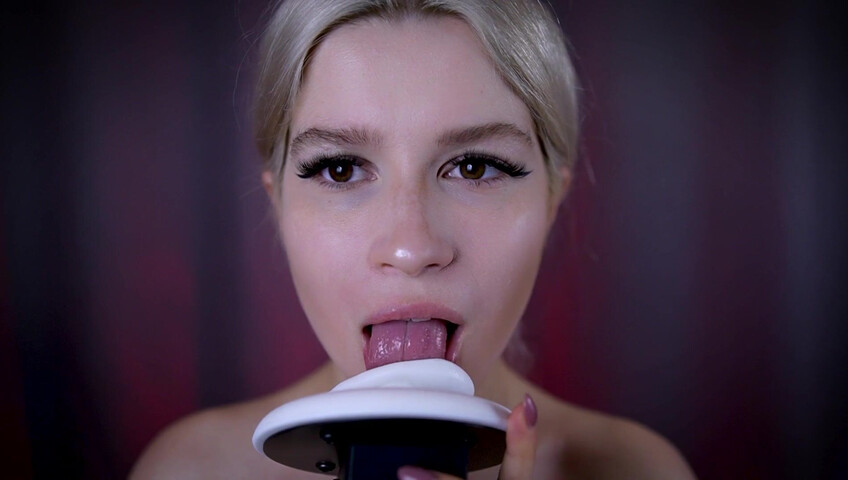 Lerka ASMRka — Slow, Wet, Sensual Licking