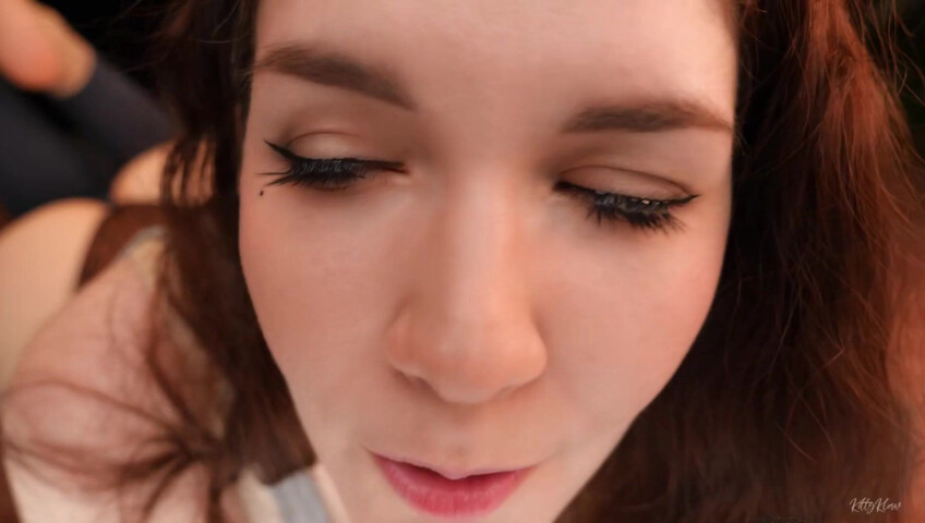 KittyKlaw ASMR - Wet Mouth Sounds & Toned Legs in Yoga Pants